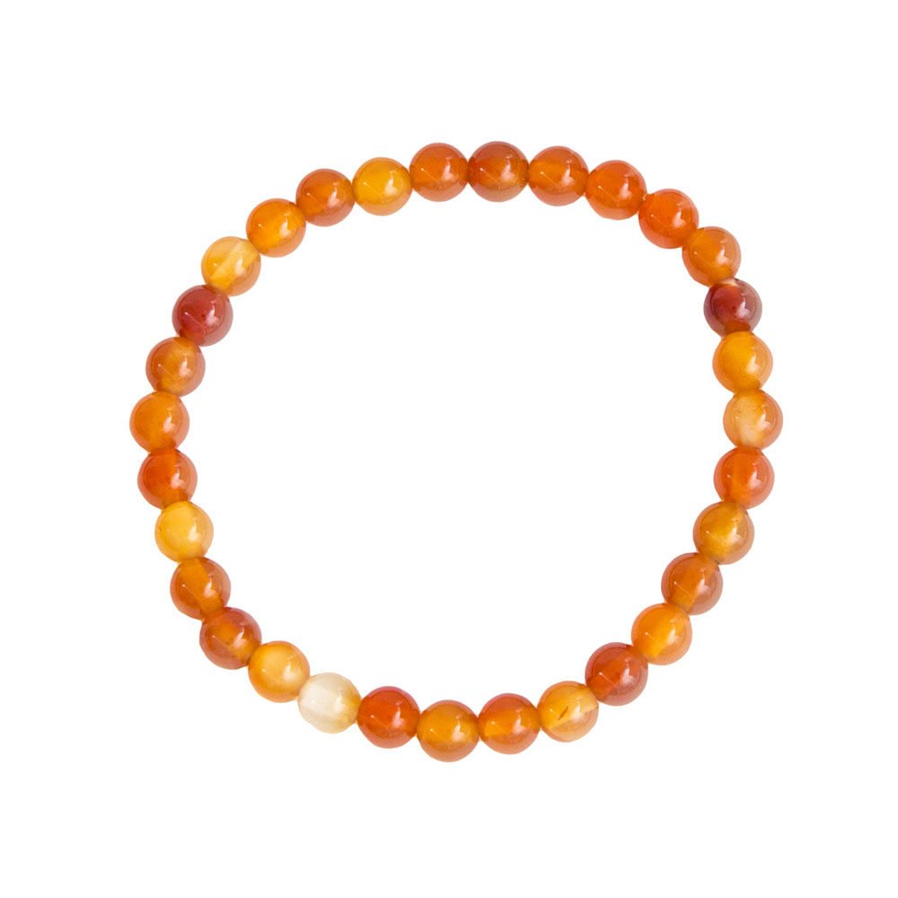 Bracciale in Corniola – perline