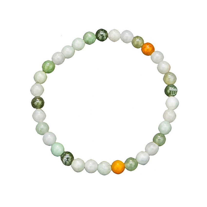 Bracciale in Giada Birmana – perline