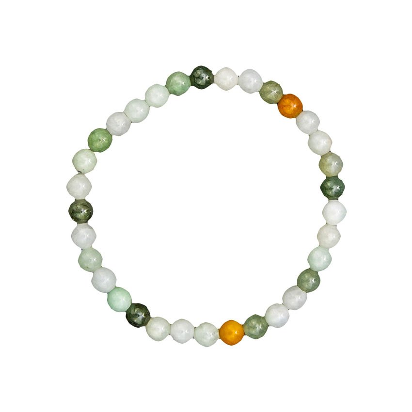 Bracciale in Giada Birmana – perline