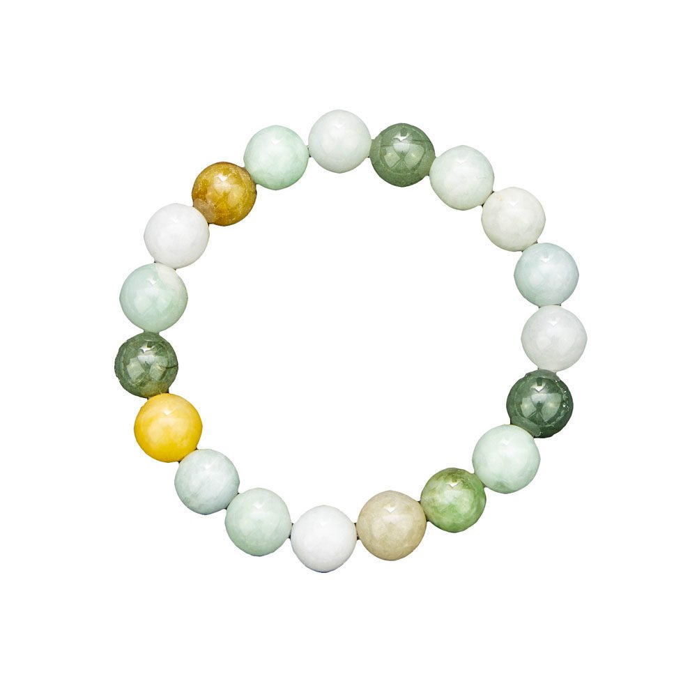 Bracciale in Giada Birmana – perline