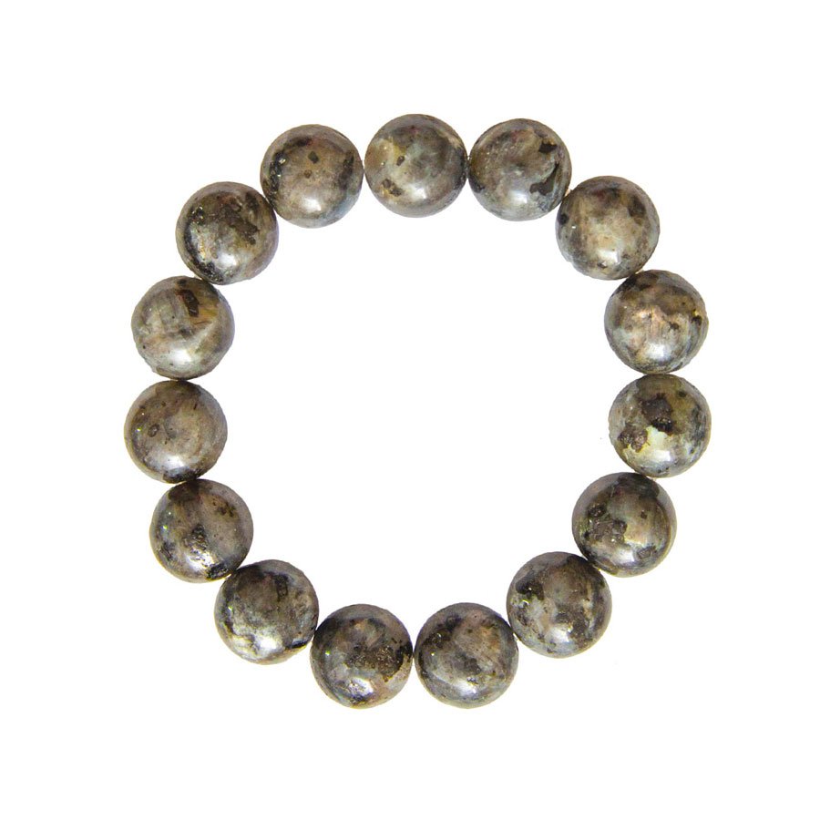 Bracciale in Labradorite con inclusioni – pietre sferiche