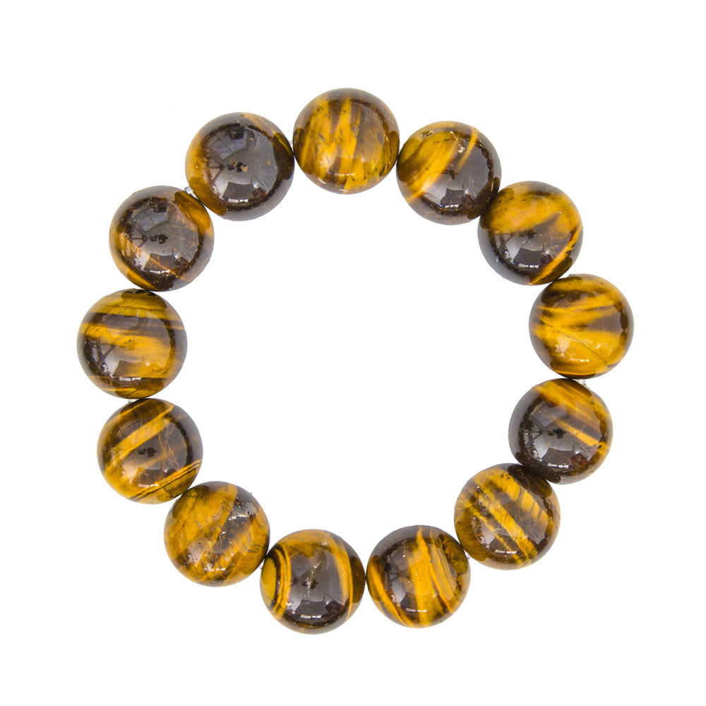 Bracciale Occhio di tigre – Pietre sferiche