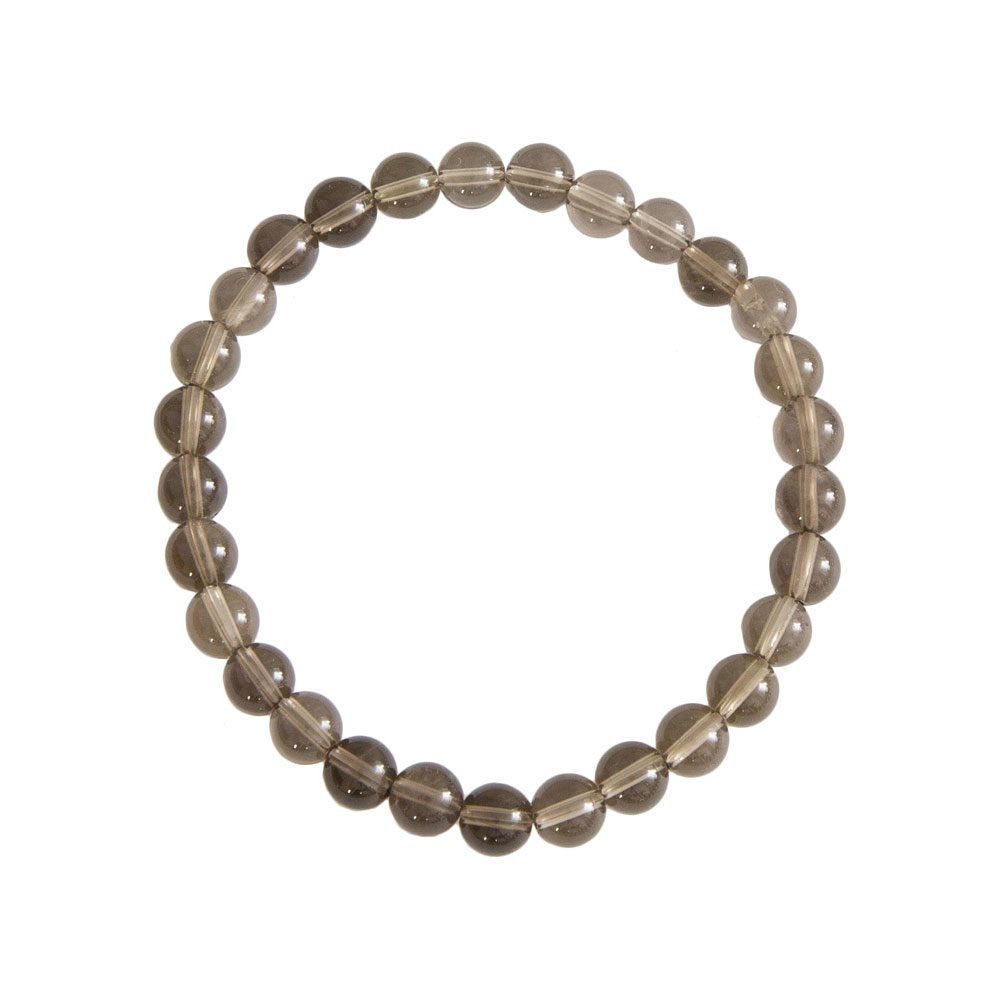 Bracciale al Quarzo Fumé – Perline