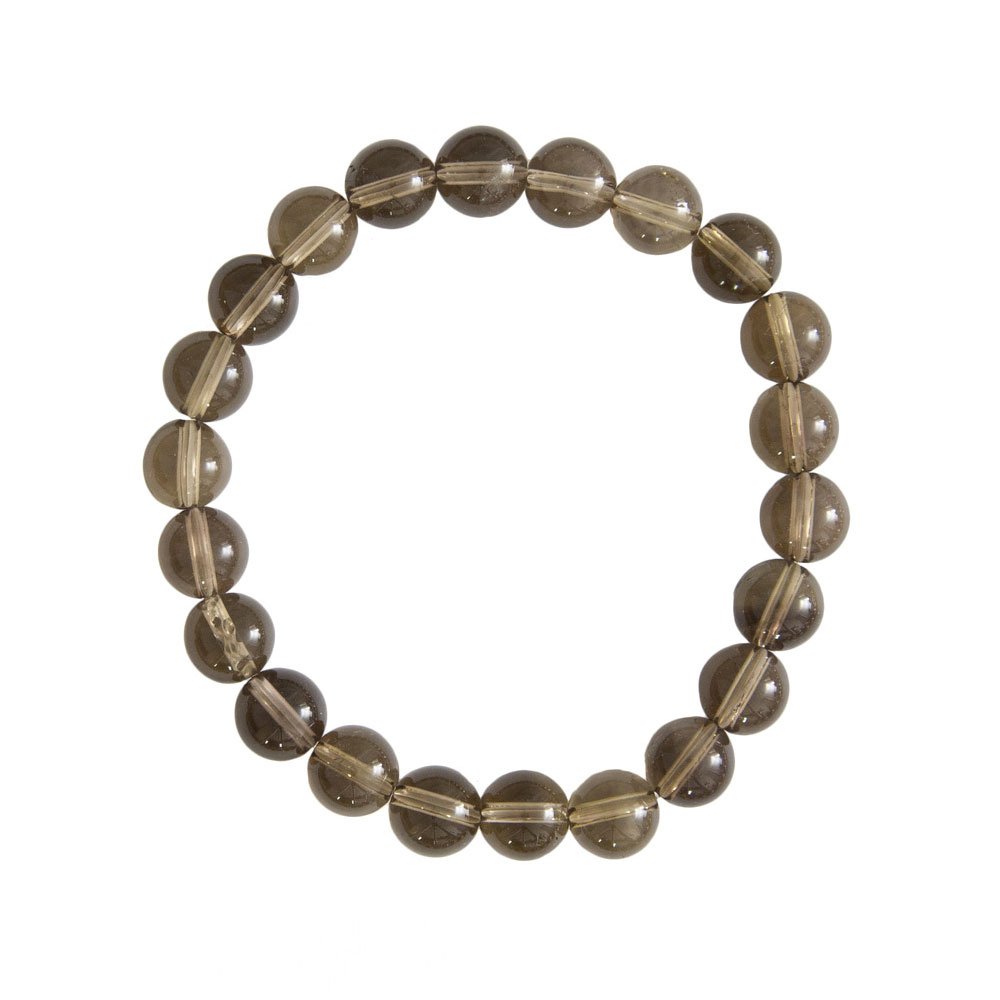 Bracciale al Quarzo Fumé – Perline