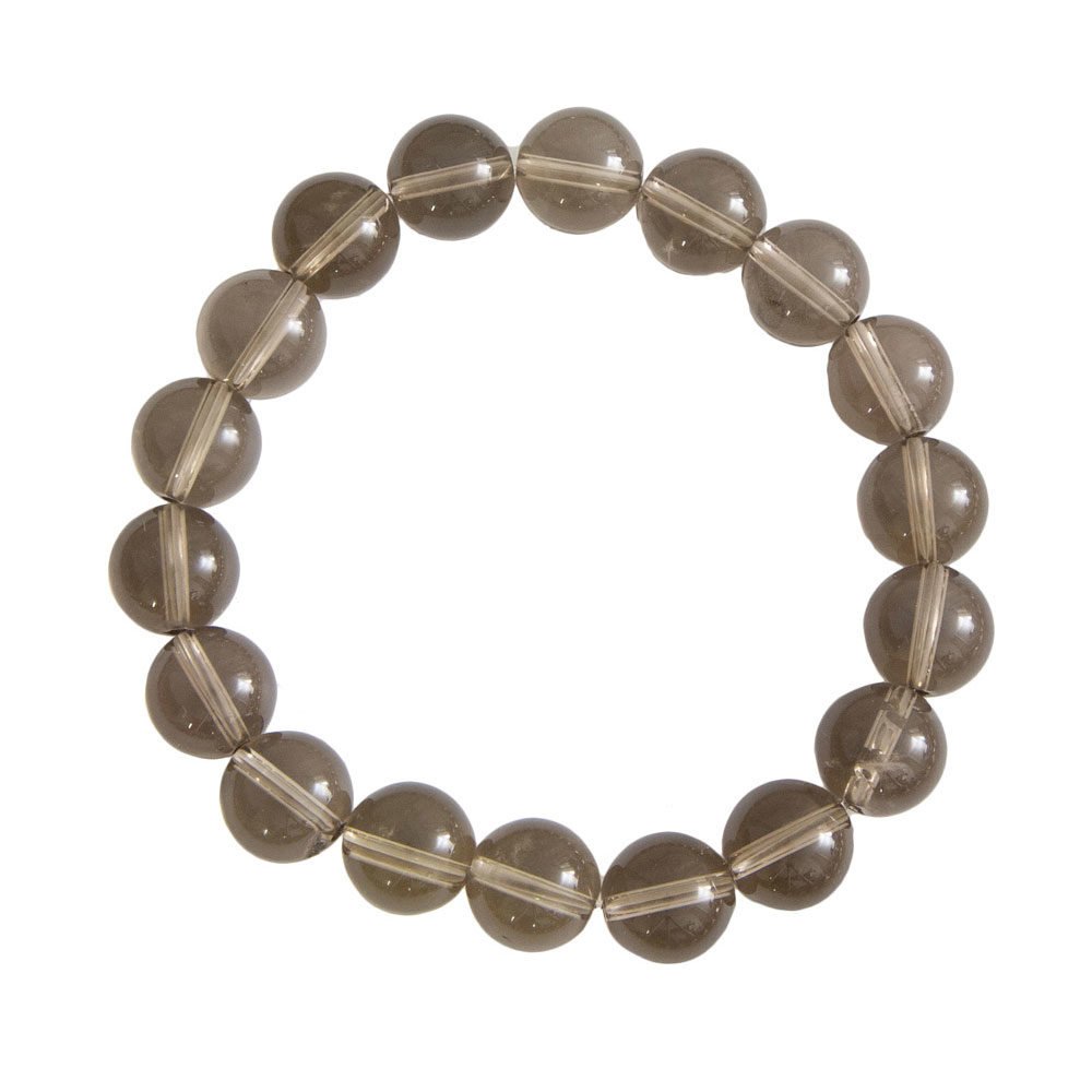 Bracciale al Quarzo Fumé – Perline