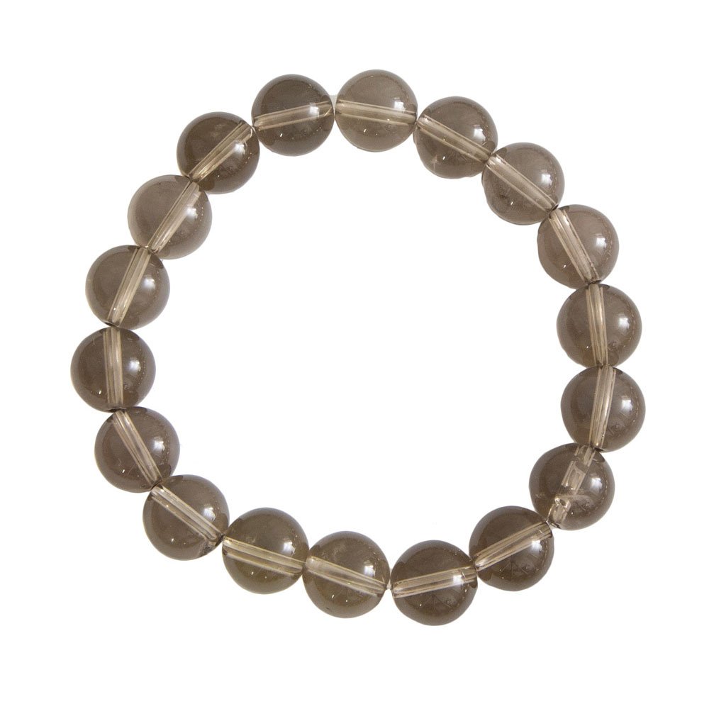 Bracciale al Quarzo Fumé – Perline