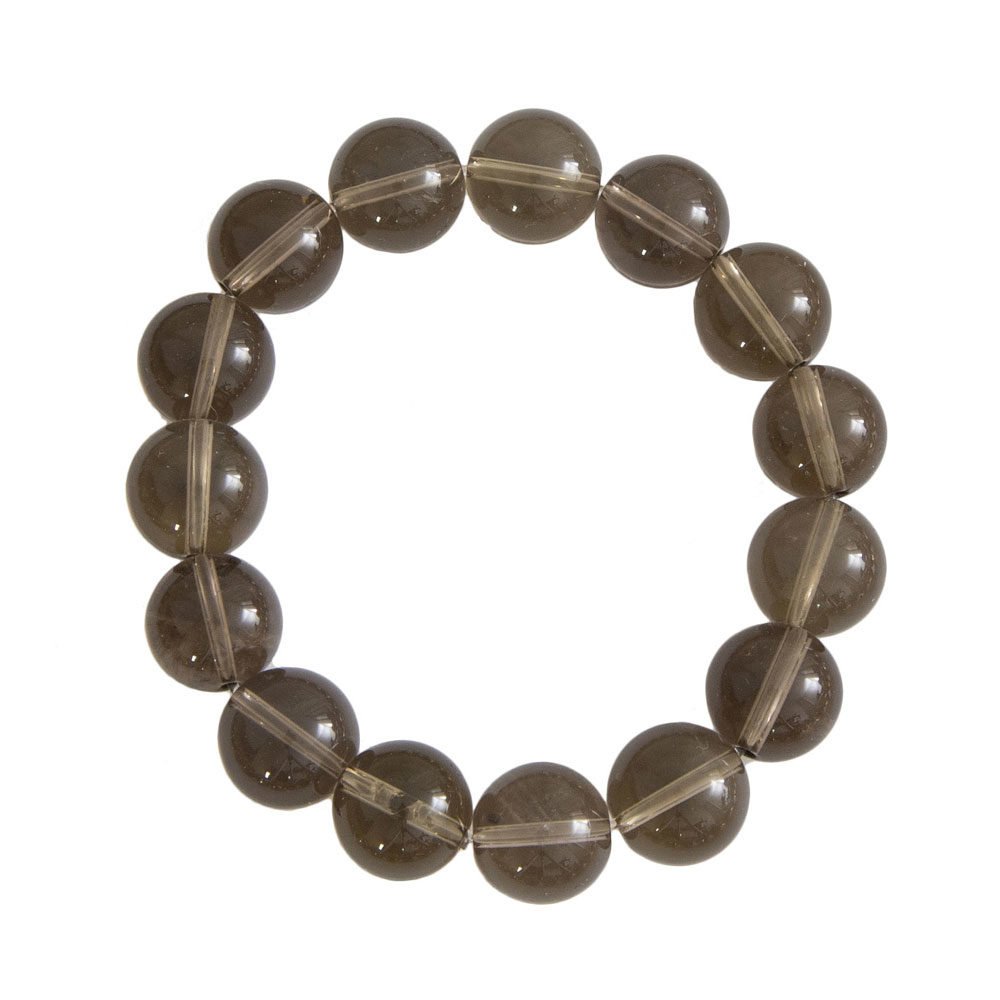 Bracciale al Quarzo Fumé – Perline