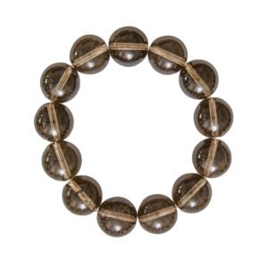 Bracciale al Quarzo Fumé – Perline