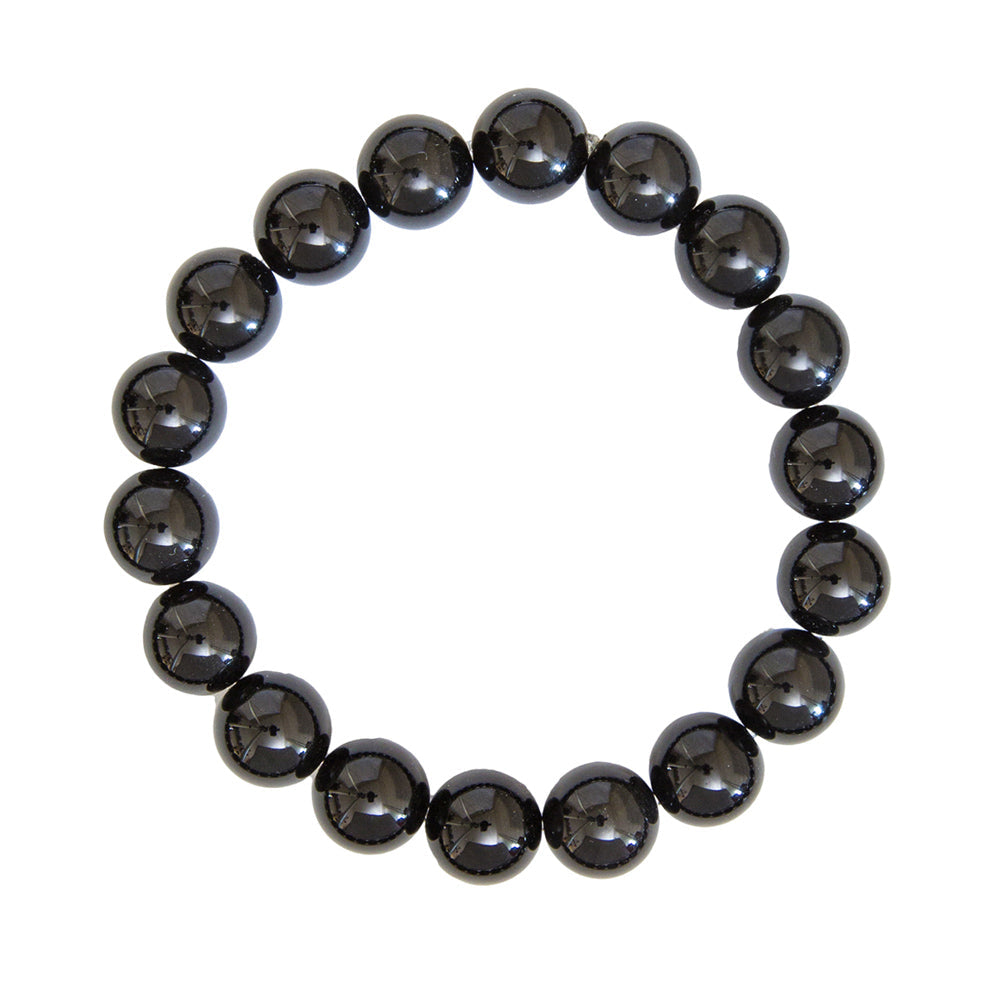 Bracciale in Tormalina nera – perline