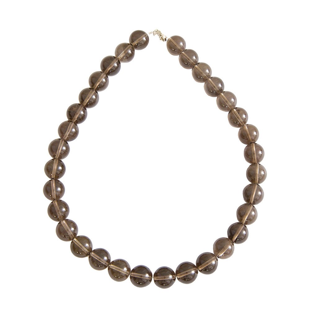 Collana in Quarzo Fumé – Pietre sferiche