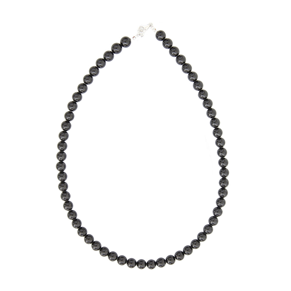 Collana in Agata Nera – Pietre sferiche