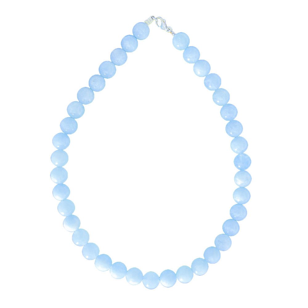 Collana Acquamarina – Pietre sferiche