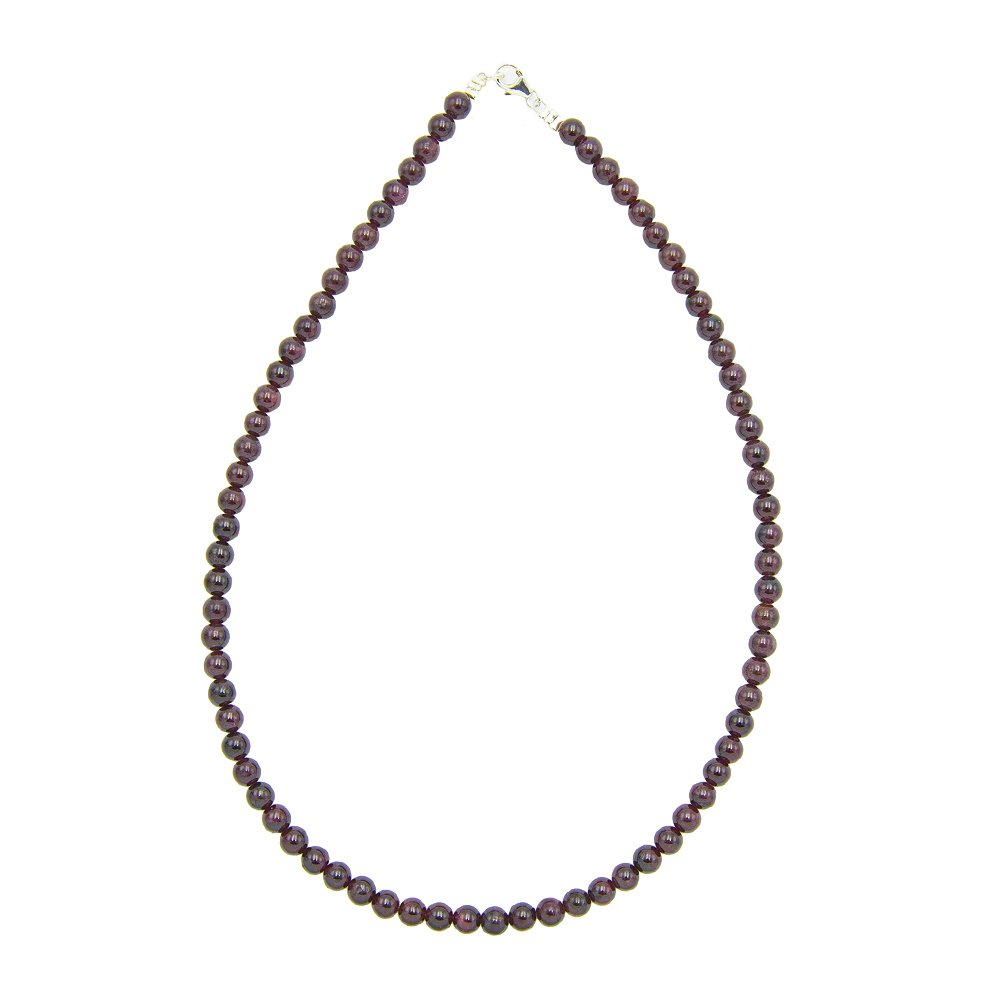 Collana di Granato Rosso – Pietre sferiche