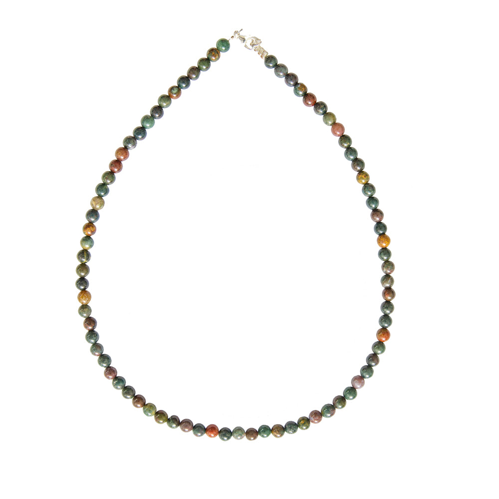 Collana di Diaspro Eliotropio – Pietre sferiche