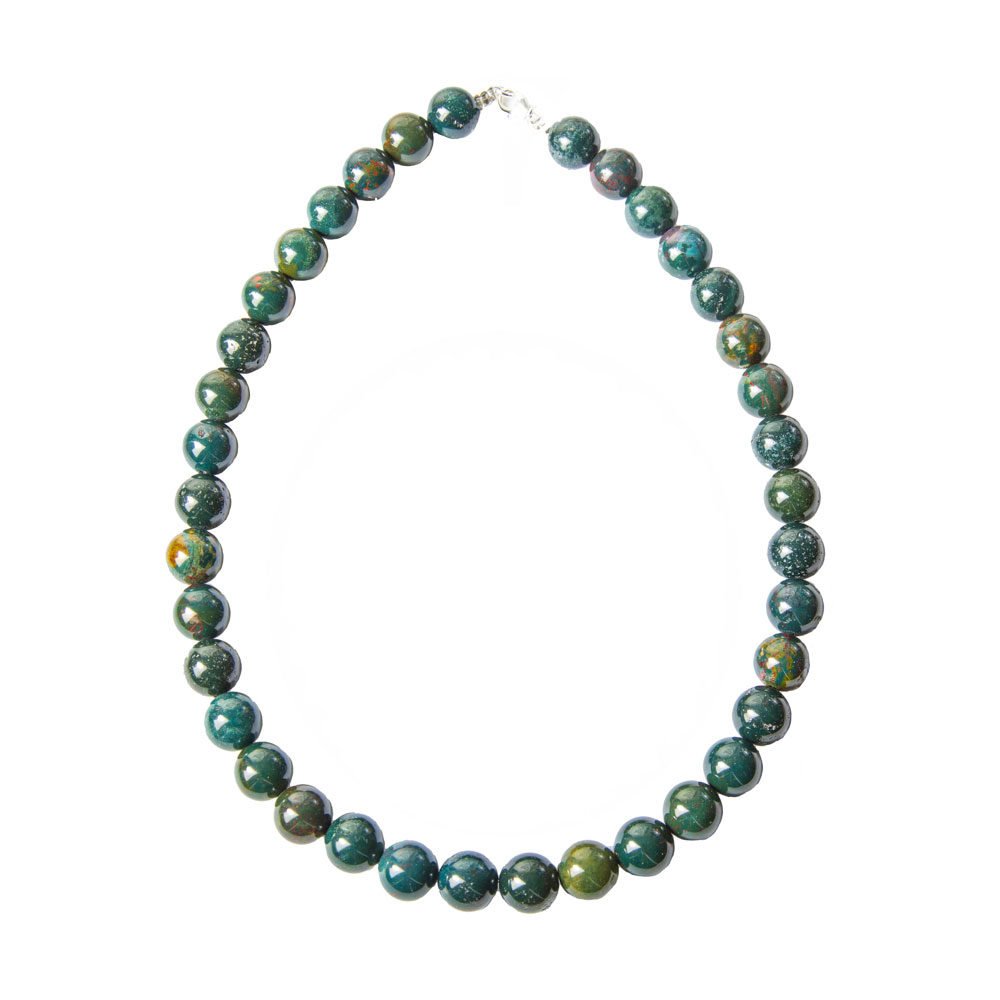 Collana di Diaspro Eliotropio – Pietre sferiche