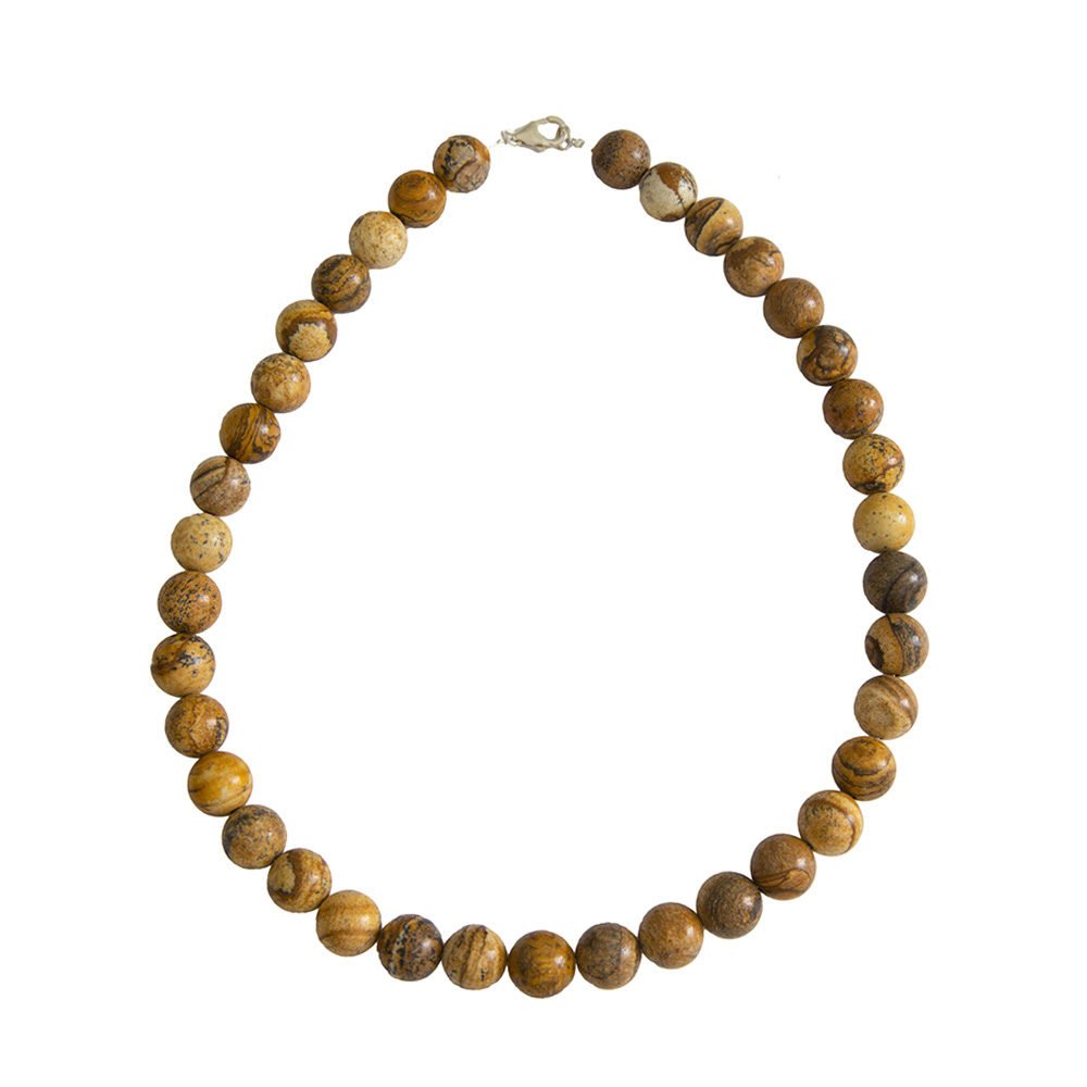 Collana di Diaspro Paesaggistico – Pietre sferiche