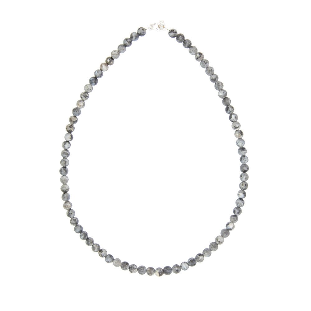 Collana Larvikite – Pietre Sferiche