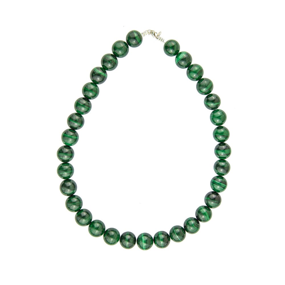 Collana in Malachite – Pietre sferiche