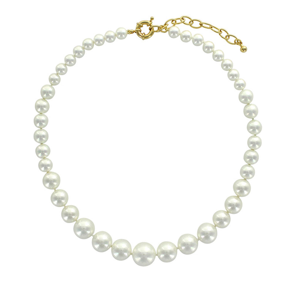 Collana di Perle bianche di Maiorca – Barocca