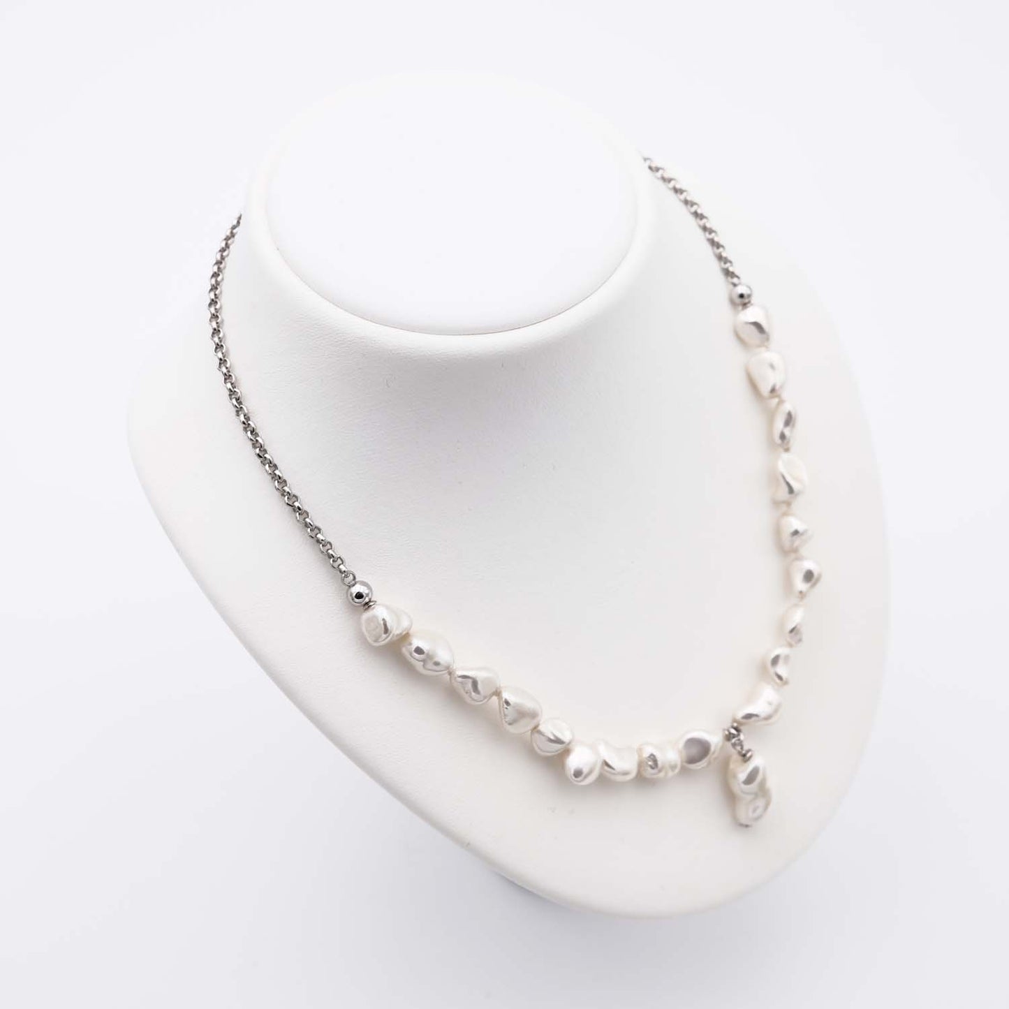 Collana di Perle di Maiorca – Barocca – Lunga. da 42 a 50 cm