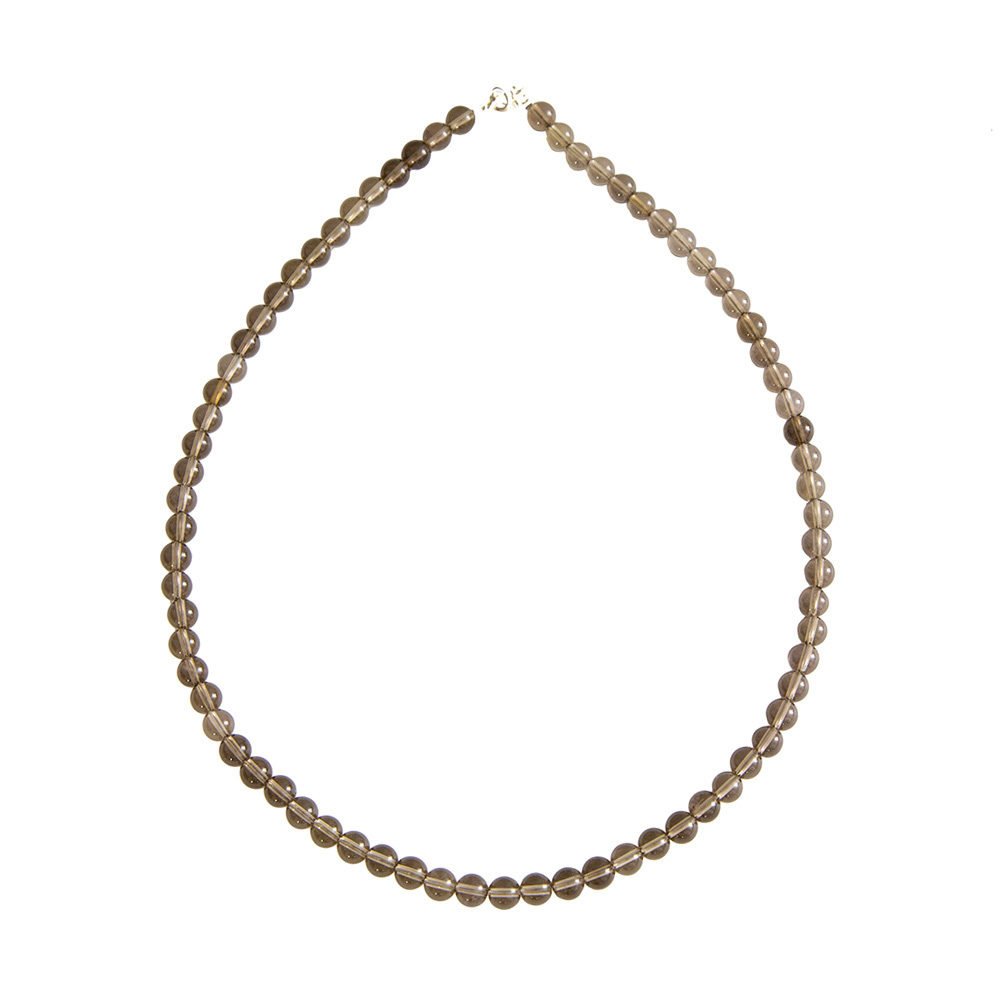 Collana in Quarzo Fumé – Pietre sferiche