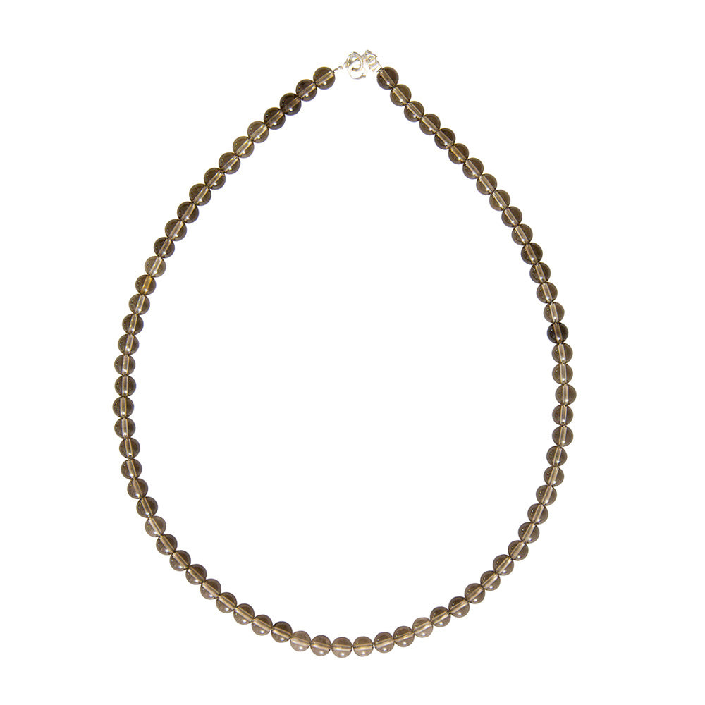 Collana in Quarzo Fumé – Pietre sferiche