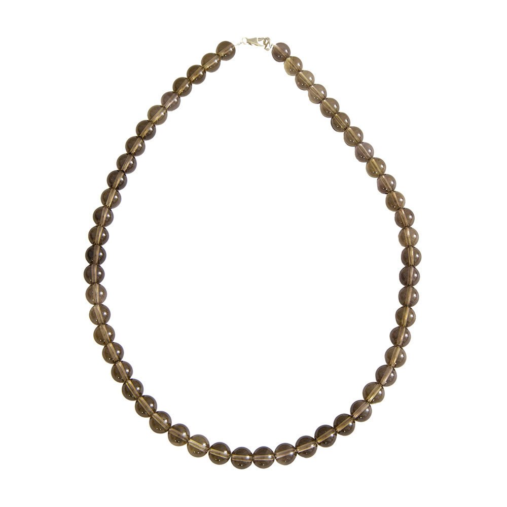 Collana in Quarzo Fumé – Pietre sferiche