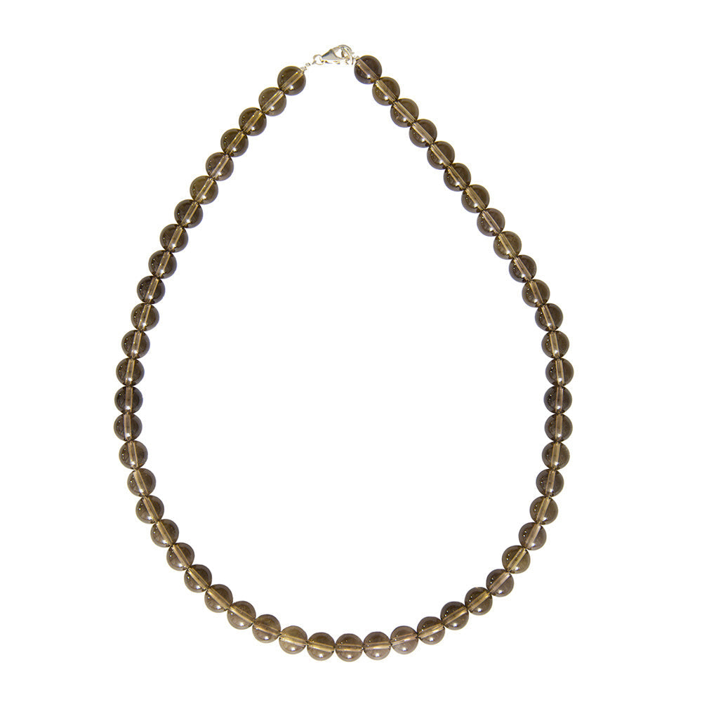 Collana in Quarzo Fumé – Pietre sferiche