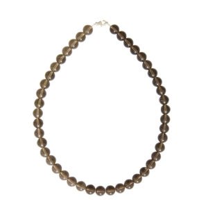 Collana in Quarzo Fumé – Pietre sferiche