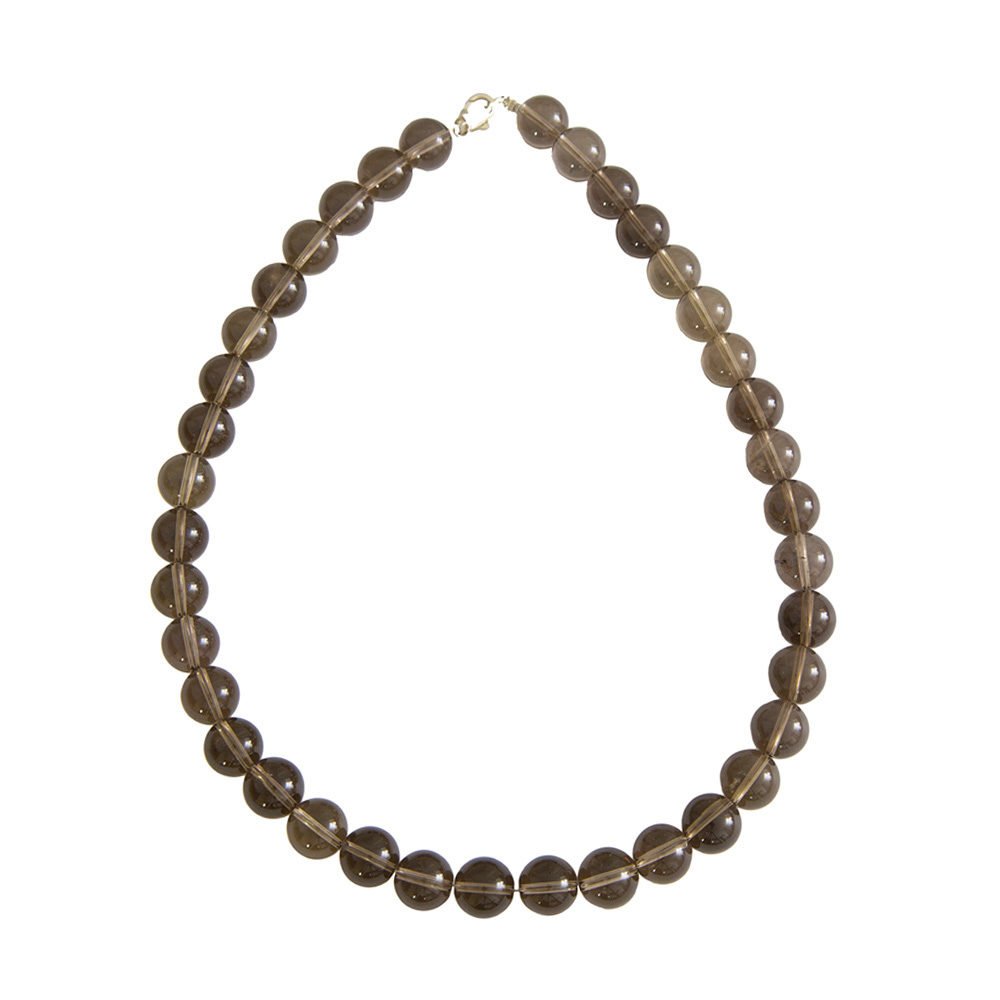 Collana in Quarzo Fumé – Pietre sferiche
