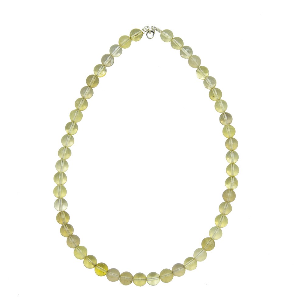 Collana con Topazio Limone – Pietre Sferiche