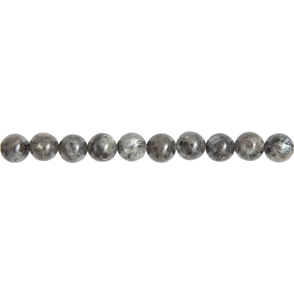 Filo di labradorite con inclusioni – pietre sferiche da 6 mm