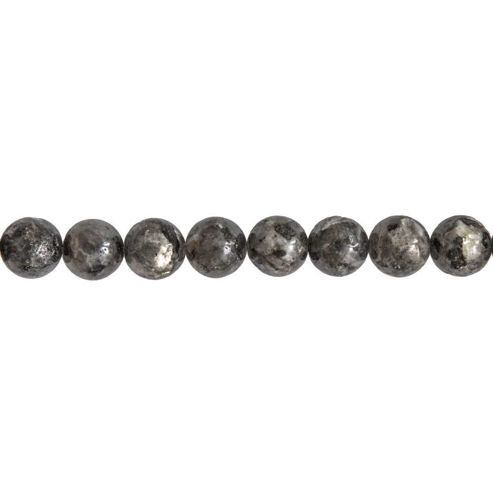 Filo di labradorite con inclusioni – pietre sferiche da 6 mm