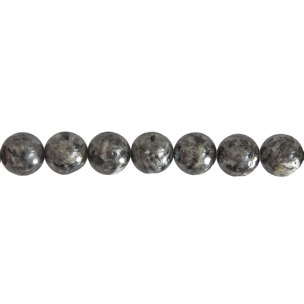 Filo di labradorite con inclusioni – pietre sferiche da 6 mm