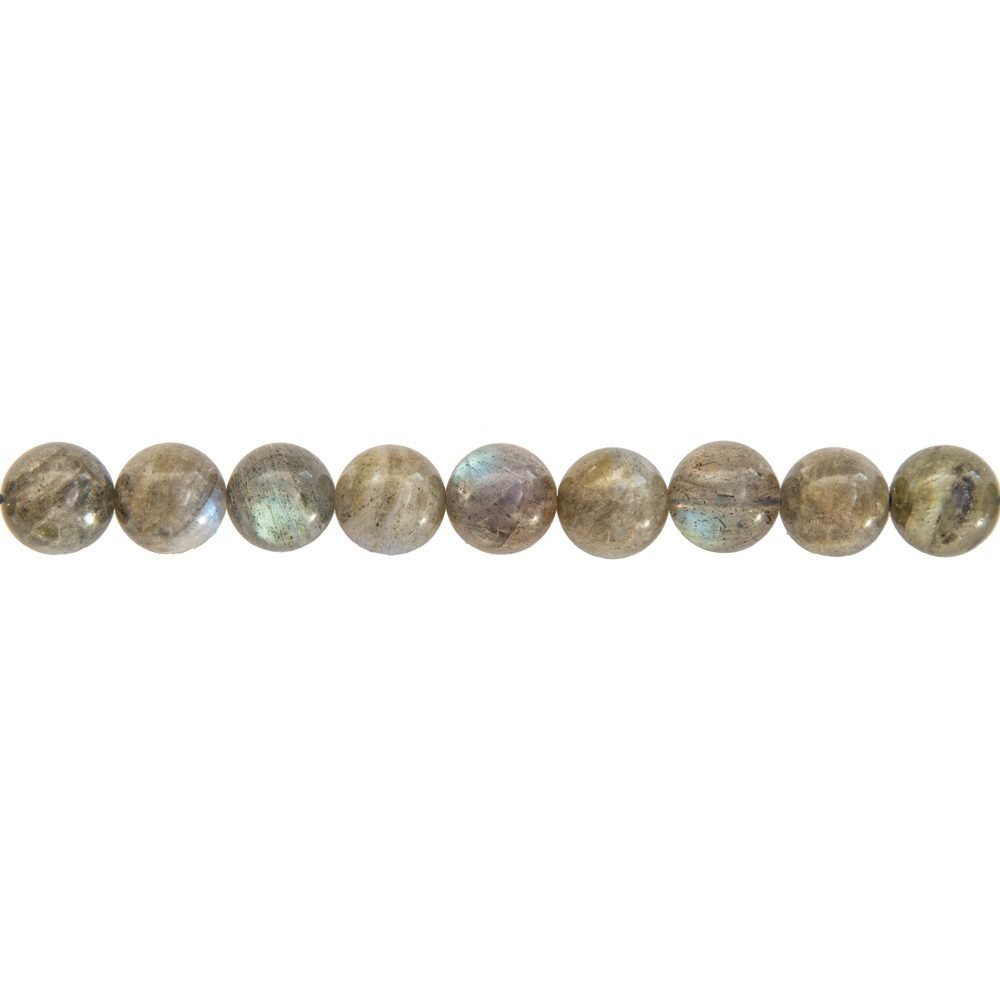 Filo di labradorite – pietre sferiche da 6 mm
