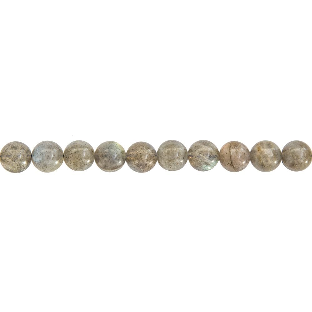 Filo di labradorite – pietre sferiche da 6 mm