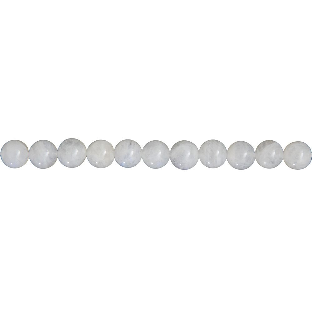 Filo di pietra di luna: pietre sferiche da 6 mm