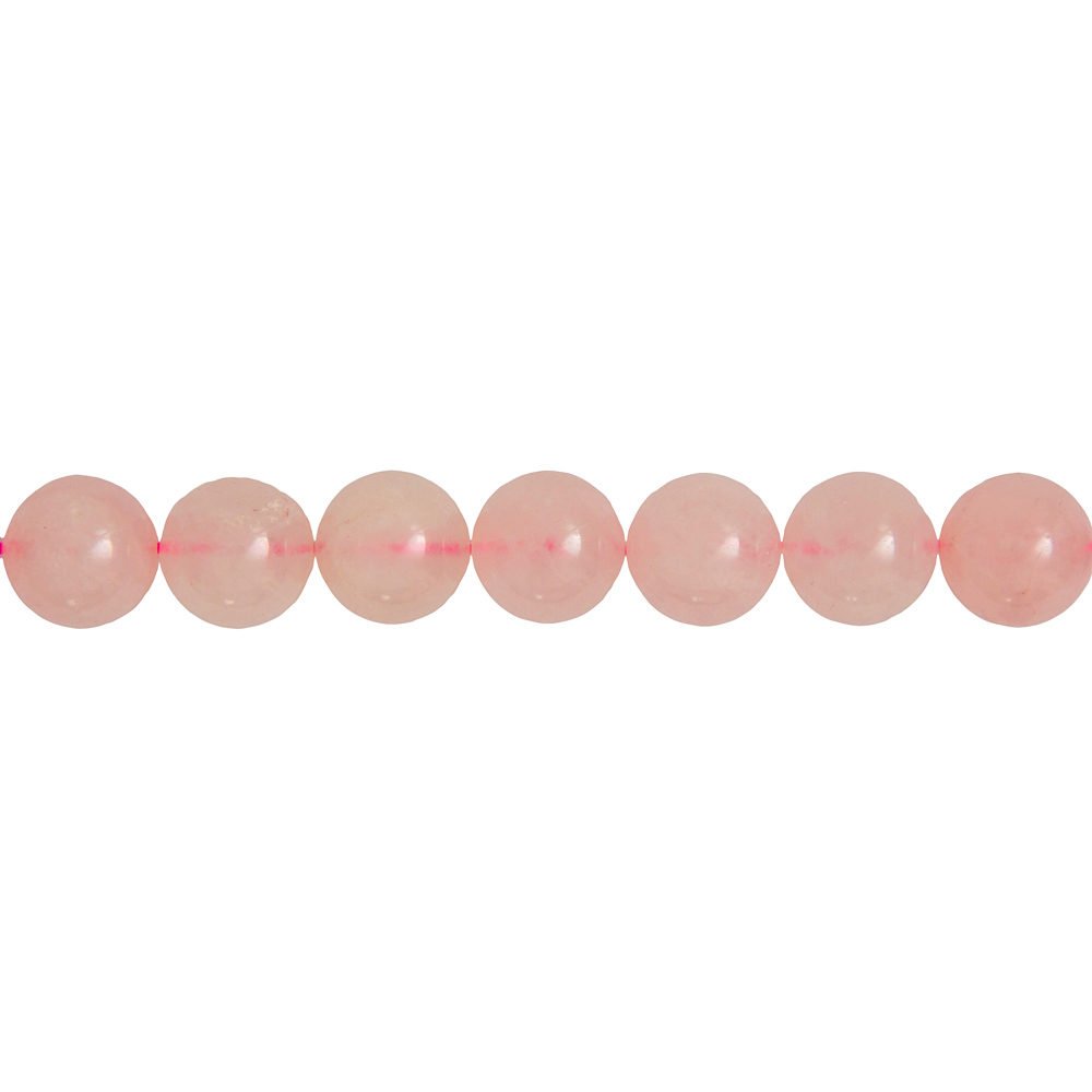 Filo di quarzo rosa – pietre sferiche da 6 mm