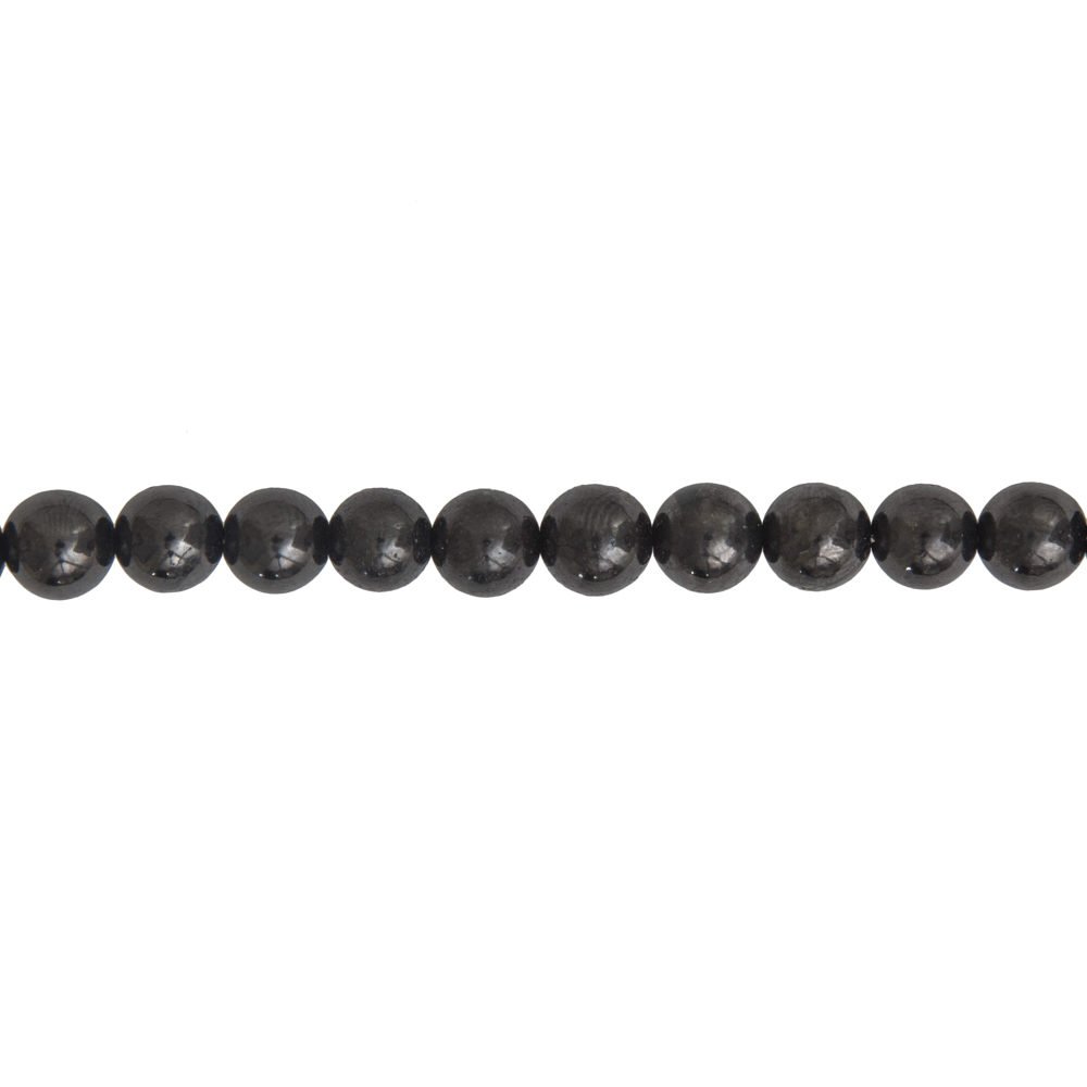 Filo di shungite – pietre sferiche da 6 mm
