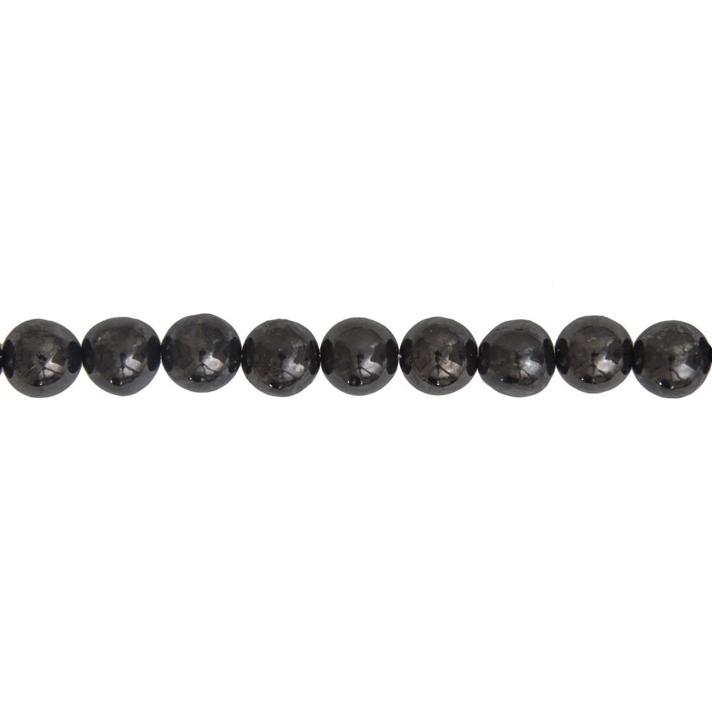 Filo di shungite – pietre sferiche da 6 mm