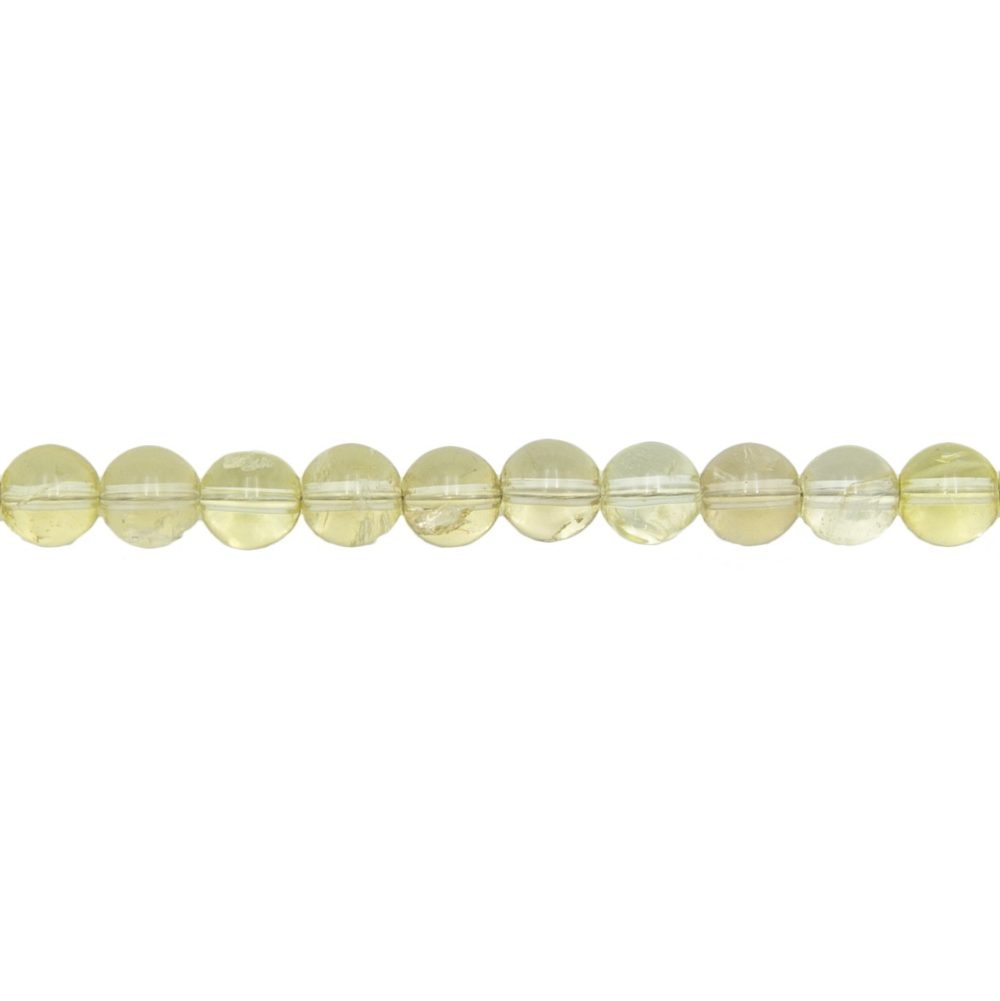 Filo di Topazio Limone – Pietre con perline da 6 mm