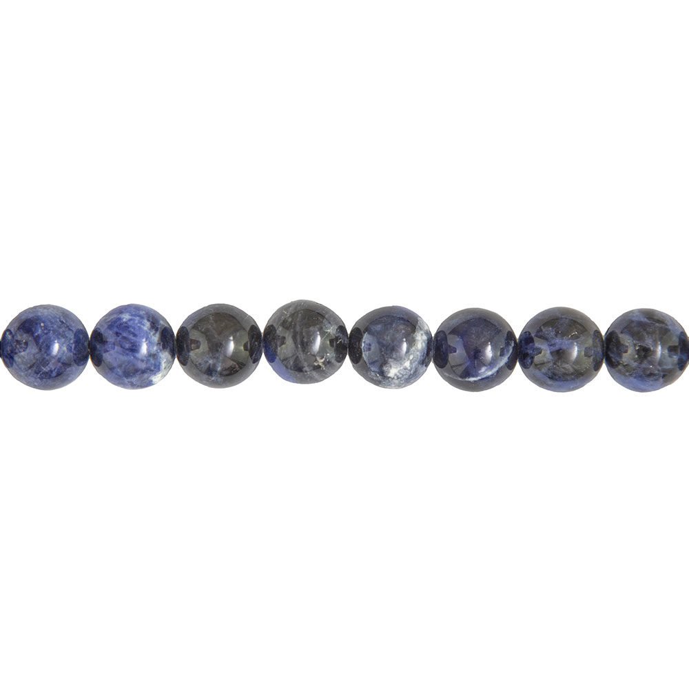 Filo di Sodalite – Pietre sferiche da 6 mm