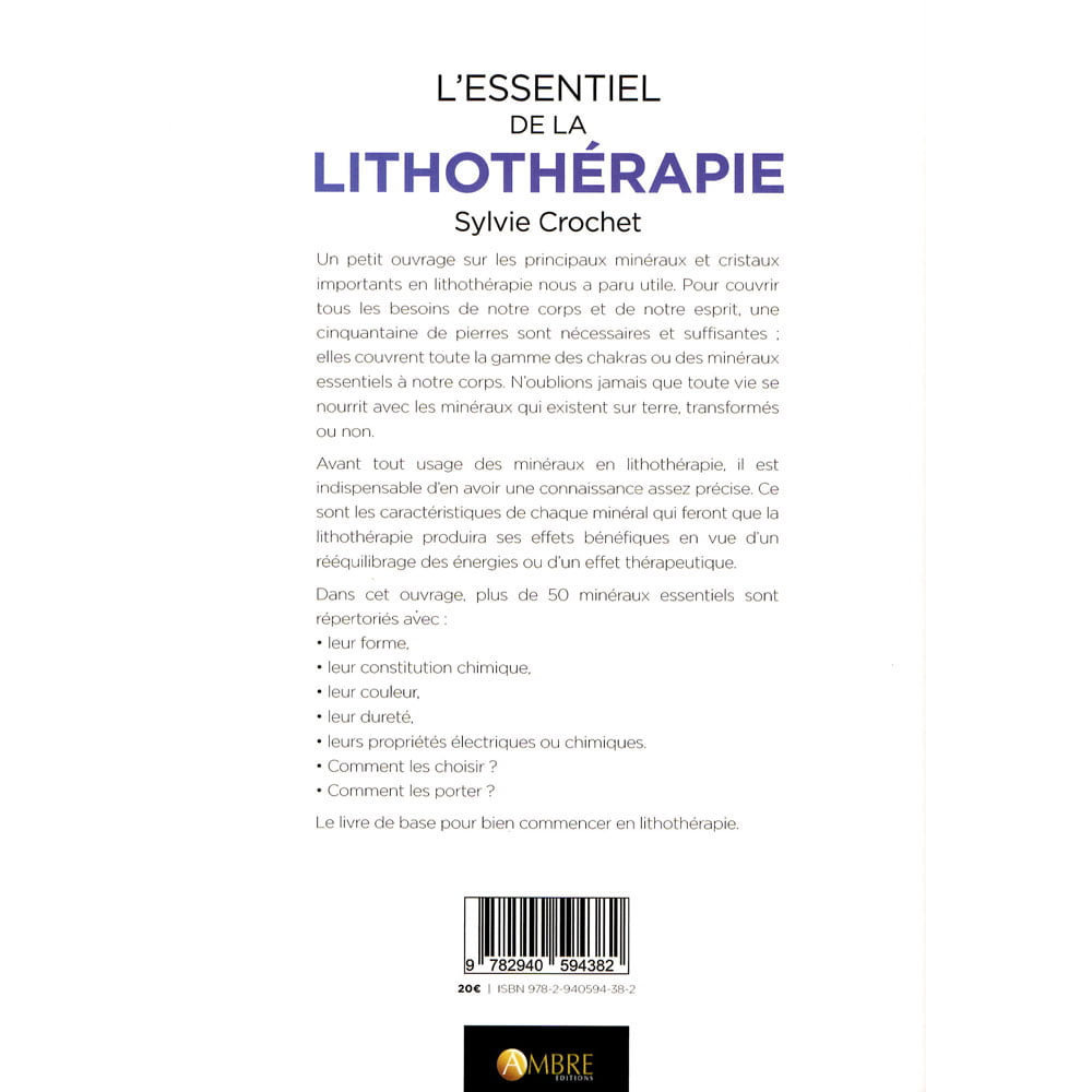 Gli elementi essenziali della litoterapia