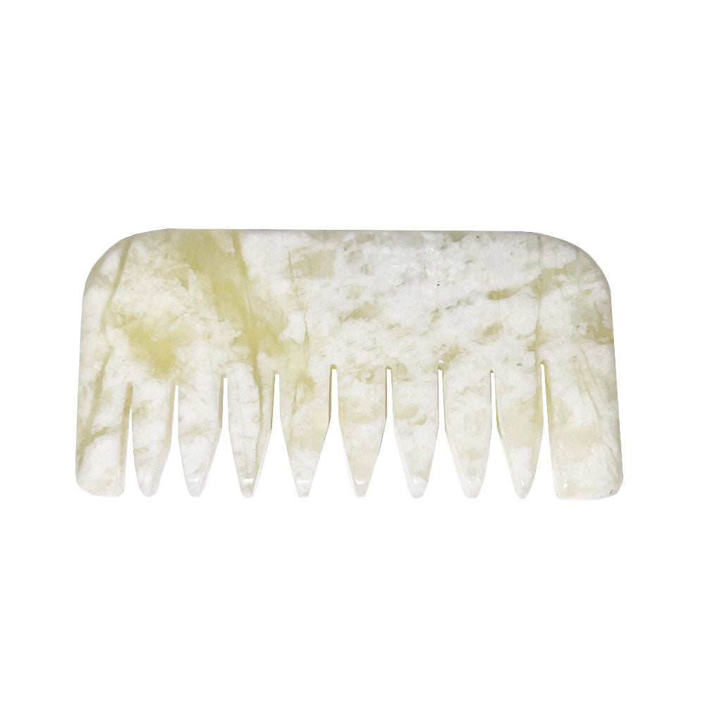 Pettine da massaggio in Giada