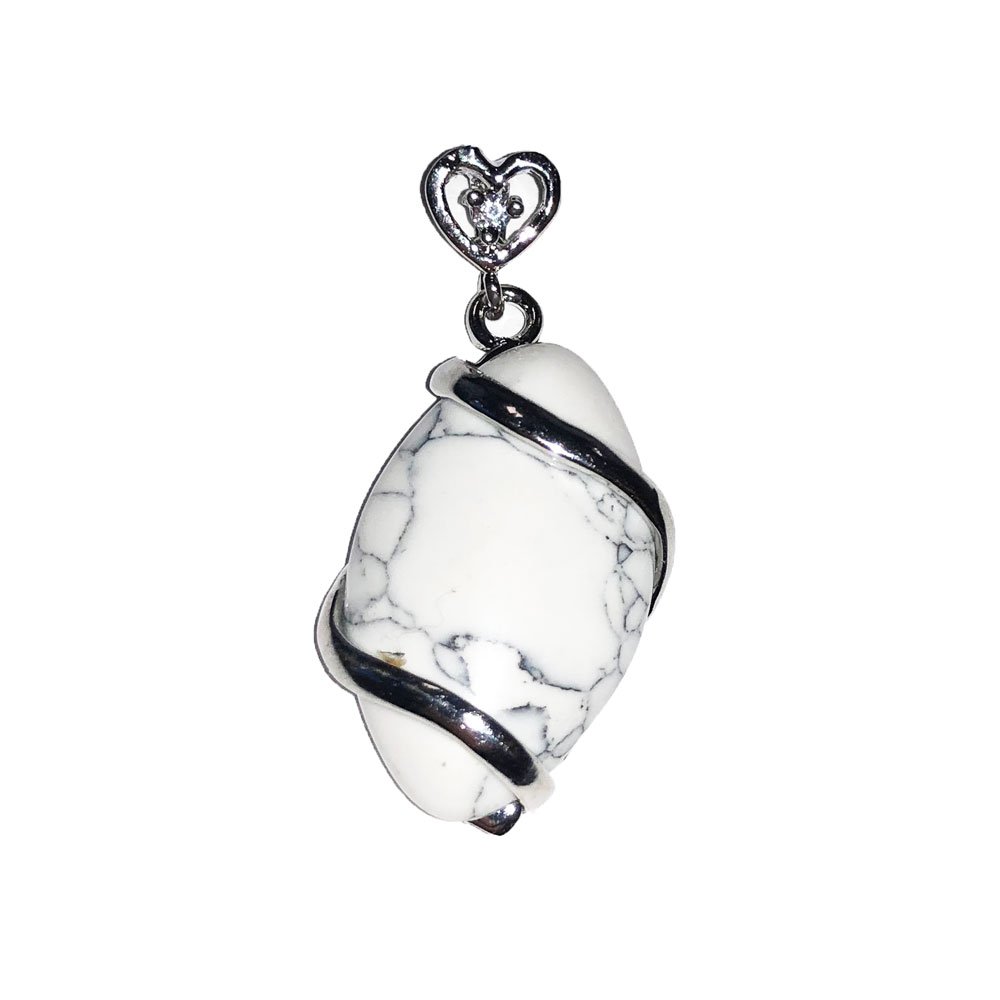 Ciondolo Howlite – Occhio di Cavallo
