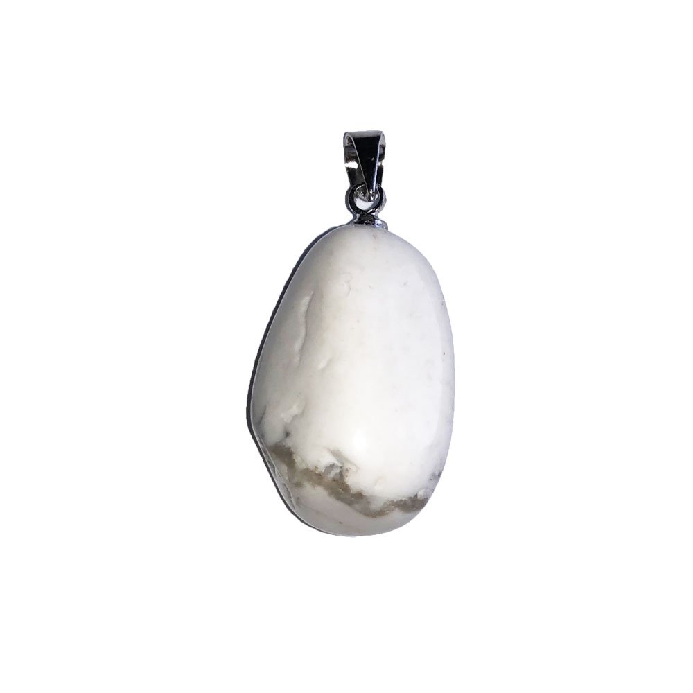 Ciondolo Howlite – Pietra Burattata