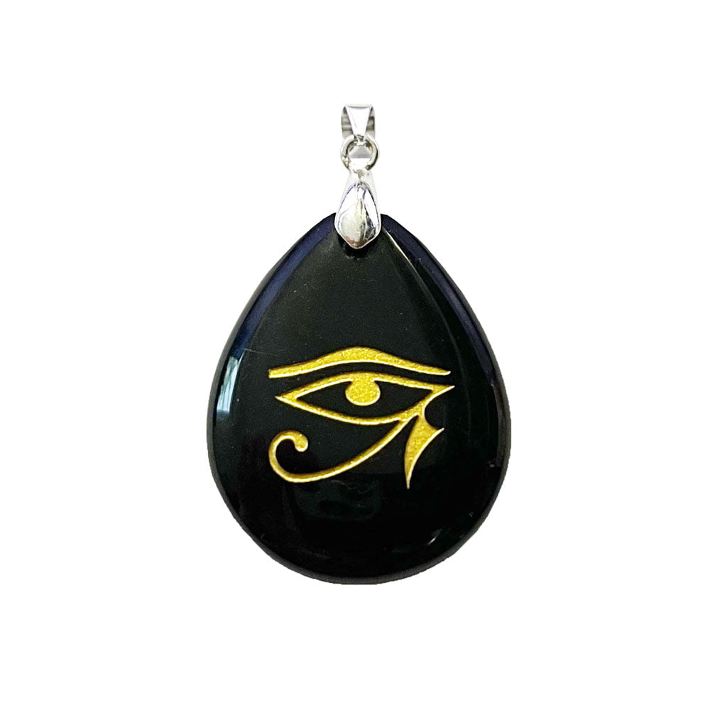 Ciondolo di Ossidiana – Occhio di Horus