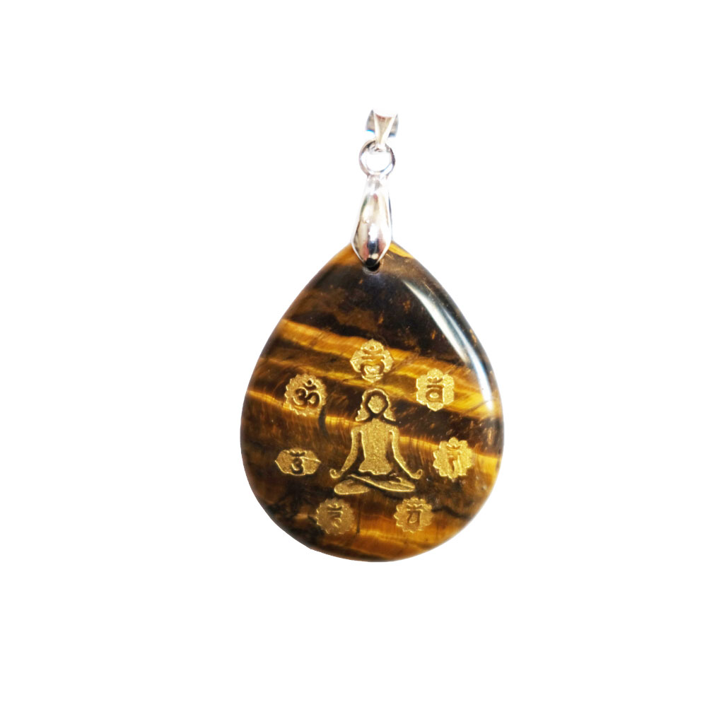 Ciondolo Occhio di Tigre – Yoga 7 chakra