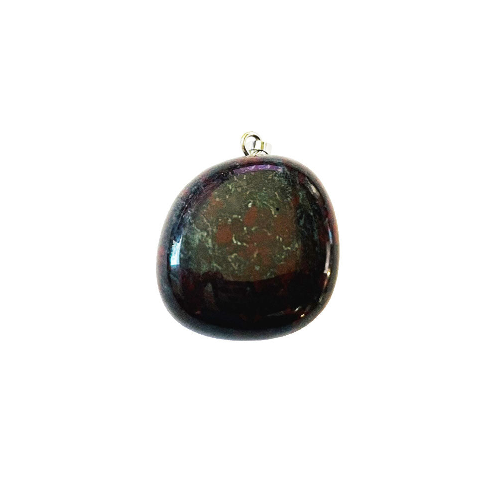 Ciondolo Bloodstone – Pietra burattata