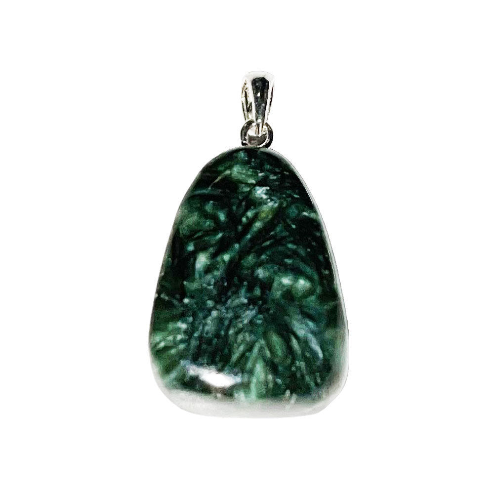 Ciondolo Serafinite – Pietra burattata